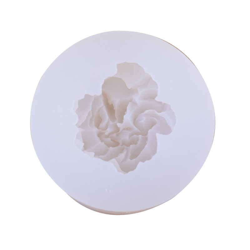Carnation flower peony flower handmade soap silicone mold sugar diy baking cake decoration
