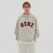 韩国潮牌rose朴彩英同款5252oioi卫衣连帽加绒男女情侣上衣