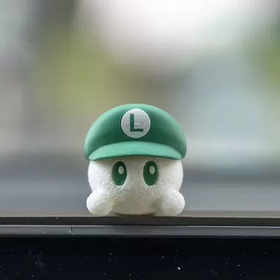 Screen Decoration Universal Screen – Car ornaments - 50mm-long-black-base-3d-printed-ideal-doll-mario-cuckold