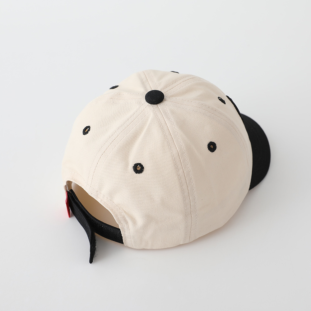 Cappello da sole casual per bambino con blocco di colore_voghion.com