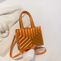 潮流質感個性鐳射女包2023新款潮時尚簡約百搭洋氣質感手提斜挎包