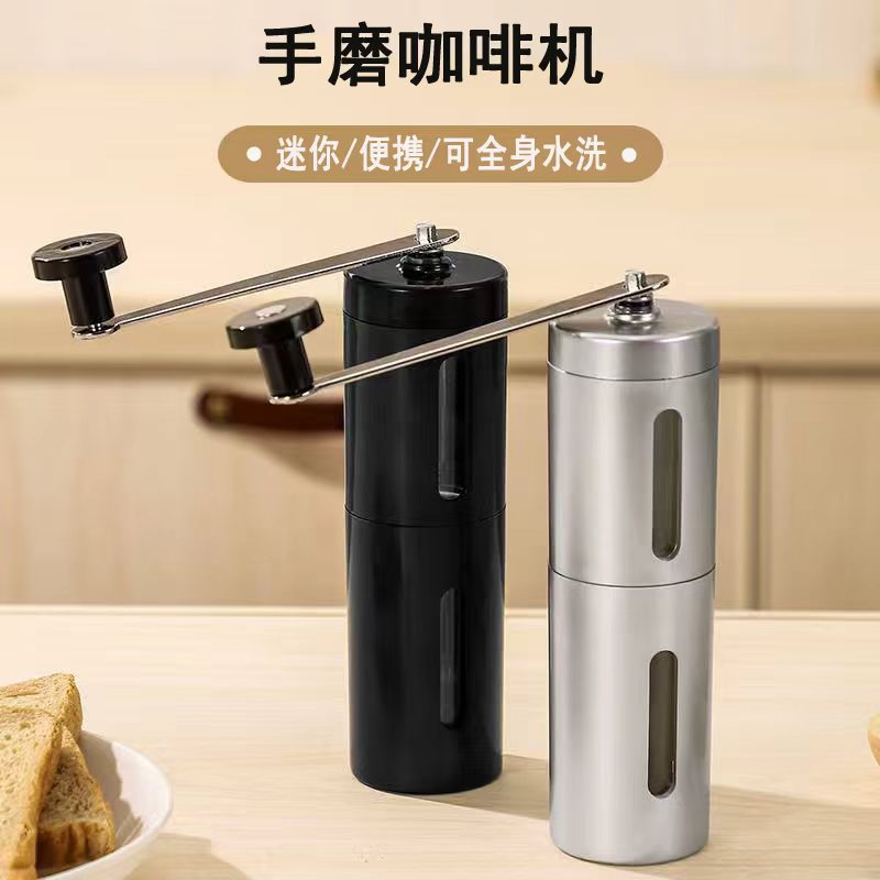 Cross-border best-selling manual espresso coffee maker for outdoor camping, suitable for home use, travel, and as a small, portable hand-crank coffee machine
