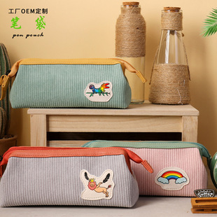 New Pencil Case, Simple Japanese-Style Stationery Box, Cute Large-Capacity Creative Stationery Bag, Fashionable Pencil Case Processing and Customization