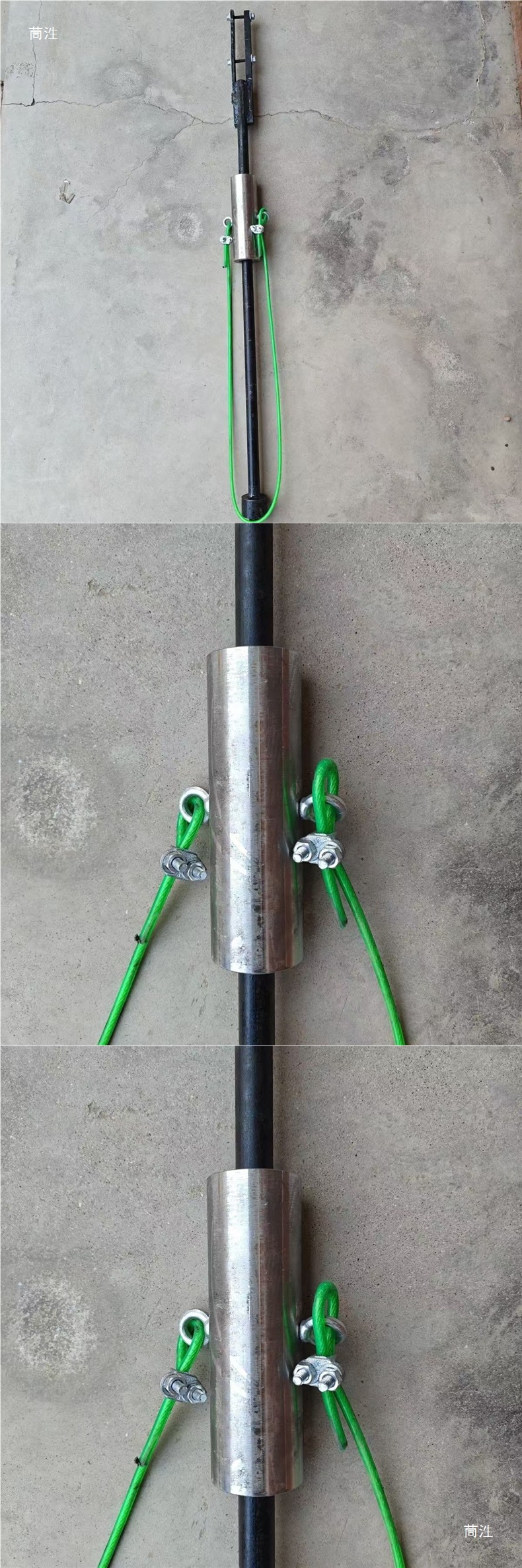 Cross-axis removal tool for hand-held polishing machines, universal hexagonal steel polishing machine shaft removal tool
