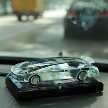 车载香水座式水晶车模香薰摆件意男女新车内饰品