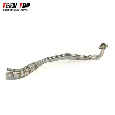 Suitable for Kawasaki Z125 Motorcycle Stainless Steel Modified Front Exhaust Pipe Z125 Exhaust (Motorcycle exhaust pipe) - z125-stainless-steel