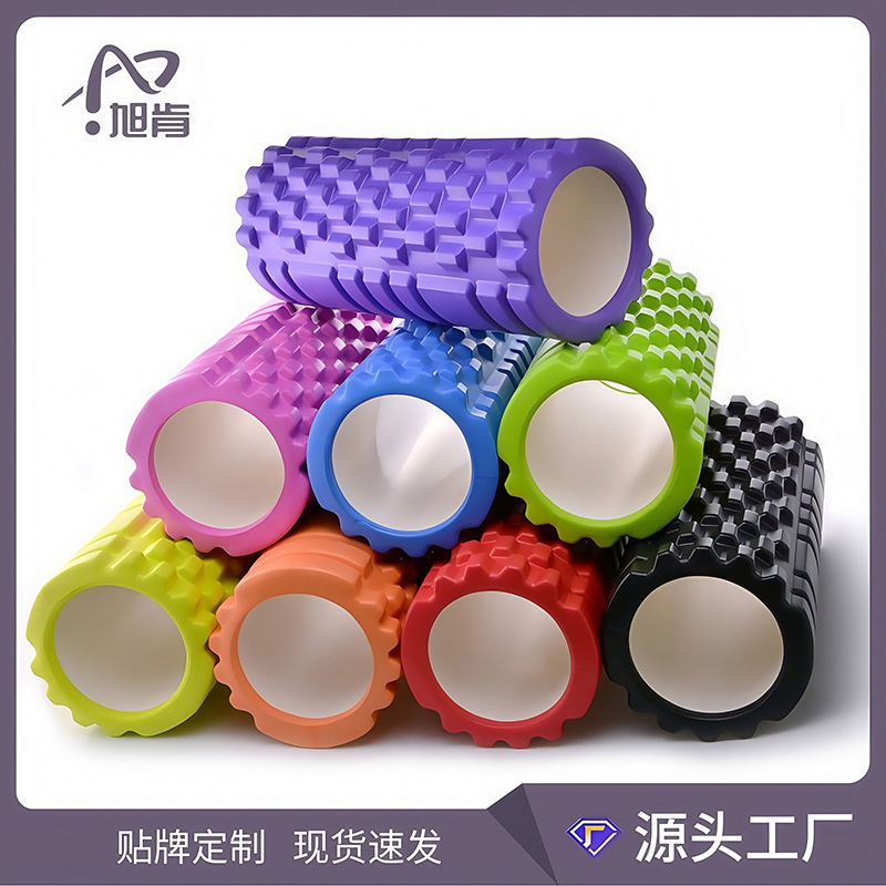 Deep Massage Yoga Column foam Shaft Pilates Rubber Massage Shaft foam rollerEVA Hollow Yoga Column