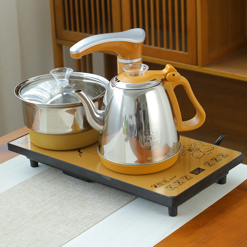 家庭用ケトルホスト埋め込み電磁茶ストーブ全自動給水オールインワンティーテーブルティーテーブルティーメイキング|undefined