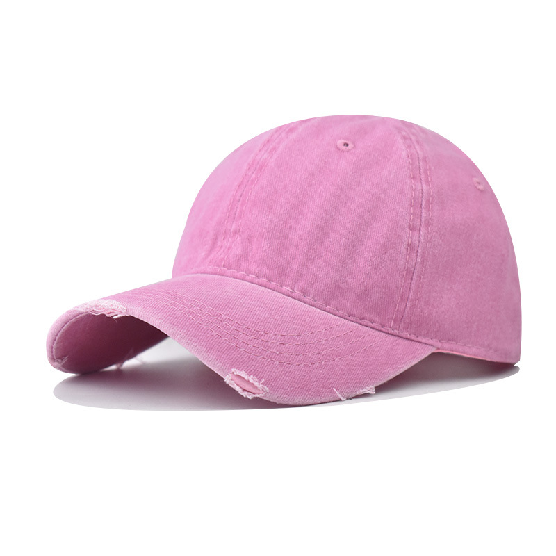 Lavados transfronterizos para hacer viejos gorros de béisbol agujeros de alta calidad, gorras de alta calidad de moda para hombres y mujeres