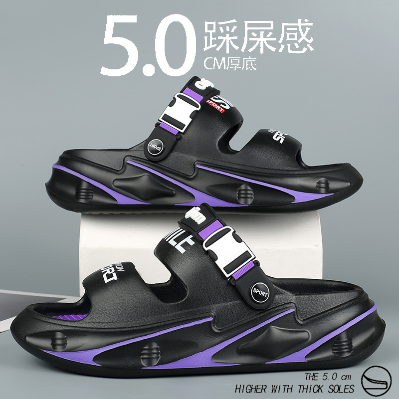 Sandalias para hombres de verano nuevas zapatillas antideslizantes para una pareja de zapatillas de playa ligeras transpirables EVA