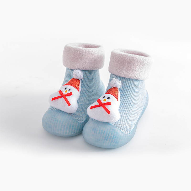 Navidad, Año Nuevo, invierno, calcetines para bebés, zapatos para bebés, zapatos para bebés image 9