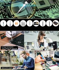 Amazon bestseller 600,000 temperature adjustable soldering iron multi-meter set, hot air soldering iron, 56-piece soldering tool kit