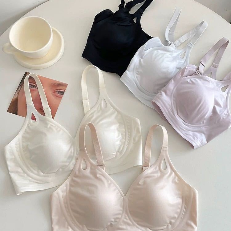 New Summer Cool Feeling Ultra-Thin Seamless Soft Support Underwear Feminine Push-Up Breathable Side-Retractable Anti-Sagging Bra New Summer Cool Feeling Ultra-Thin Seamless Soft Support Underwear Feminine Push-Up Breathable Side-Retractable Anti-Sagging Bra