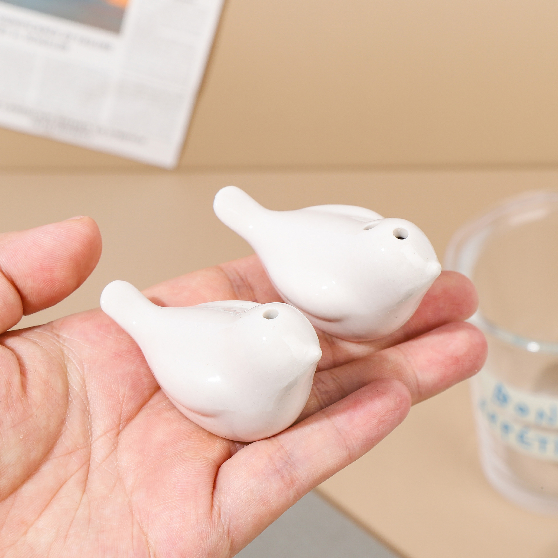 礼盒陶瓷小鸟调味瓶婚礼回礼创意礼品调味罐套装伴郎伴手礼物