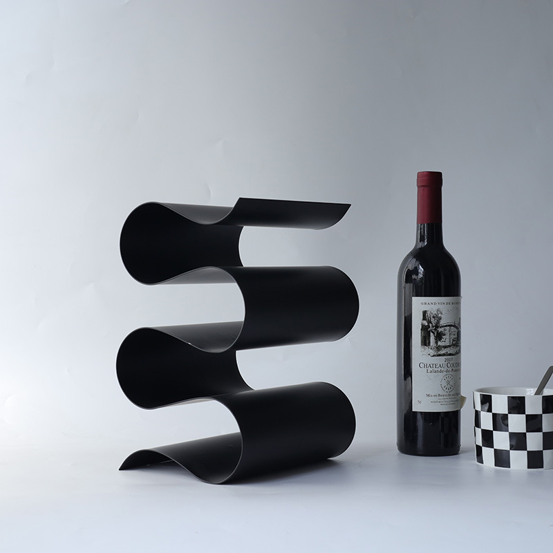 Red Wine Rack Ornaments Light Luxury High-end Simple Modern Living Room Wine Bottle Display Shelf Household Atmospheric Wine Cabinet Decoration