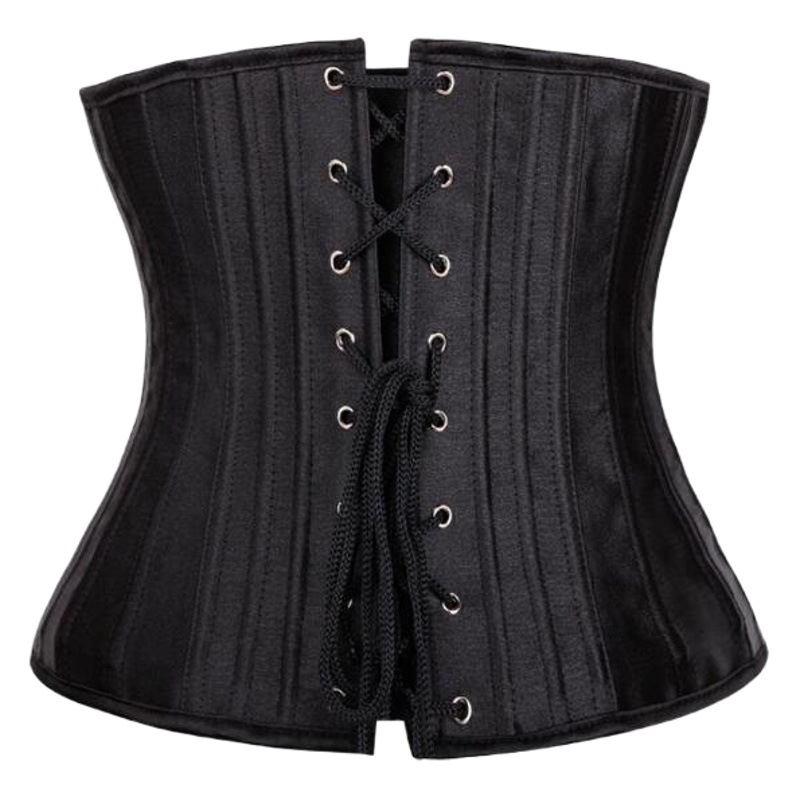 Corte corsé 26 acero hueso corsé satén cintura sello cintura clip pecho apoyo vientre conformación ropa vientre conformación cinturón