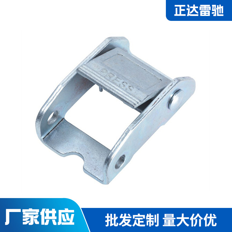 批发锌扣金拉紧器 拉紧扣卡扣捆绑带黑电泳压扣锌合金紧绳器