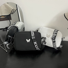 批发尼龙布时尚简约气质温柔蝴蝶小包女夏新款洋气单肩斜挎包潮