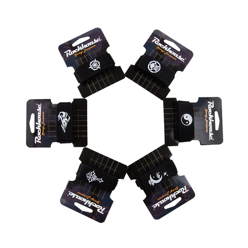 ROCKHOUSE electric guitar mute belt, folk acoustic guitar mute belt, string guard damper belt, muting clip strap