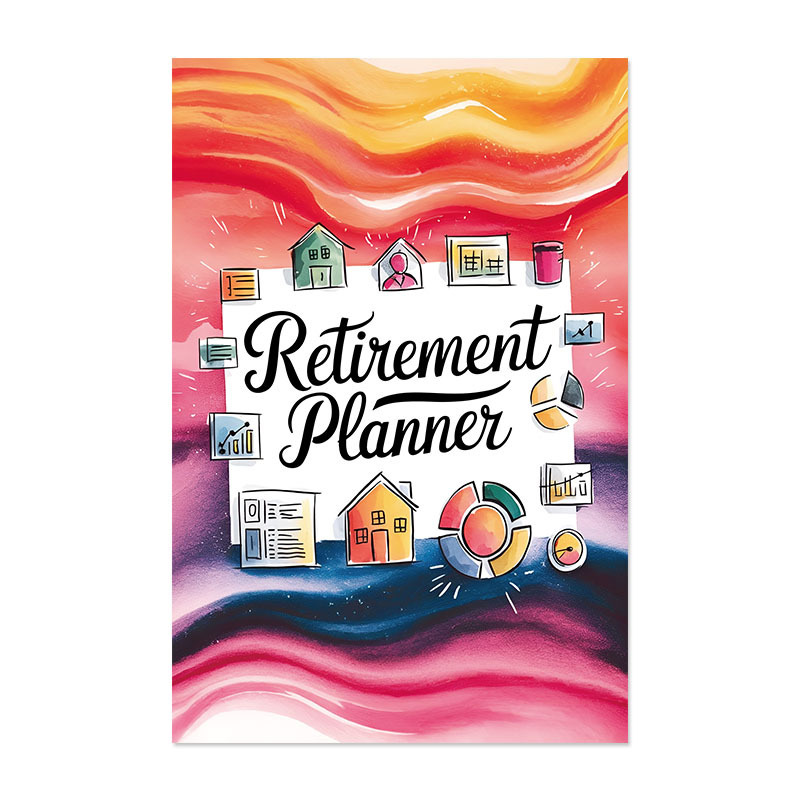 跨境新品 Retilememt Peannei 老年退休计划本享受生活记录本现货|undefined