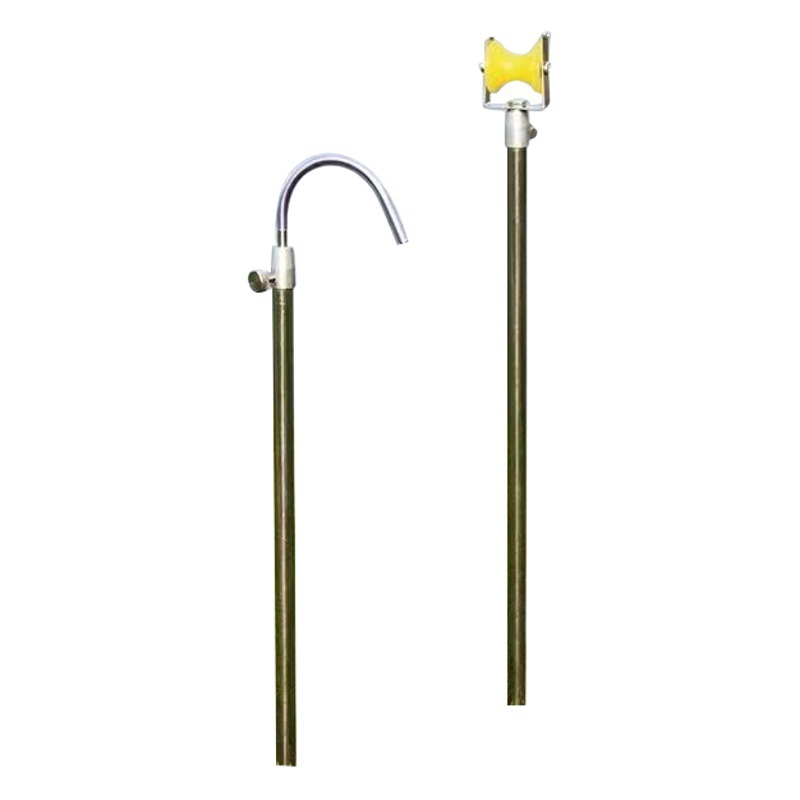 All-Metal Long Rod Holder, Stainless Steel Traditional Fishing Stand with Pulley, Large Fish Gun Mount, Large Fish Gun Mount Stand