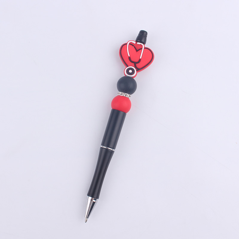 1 Piece Heart Shape Class Learning Daily Mixed Materials Cute Gel Pen display picture 2