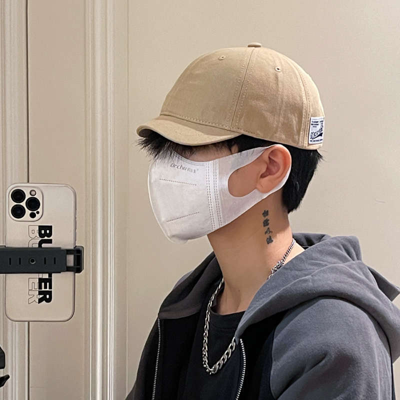 Sombrero de boca de pato para hombres, sombrero de béisbol de moda coreano, sombrero de verano pequeño, nuevo sombrero corto de primavera y otoño, sombrero corto para chicos