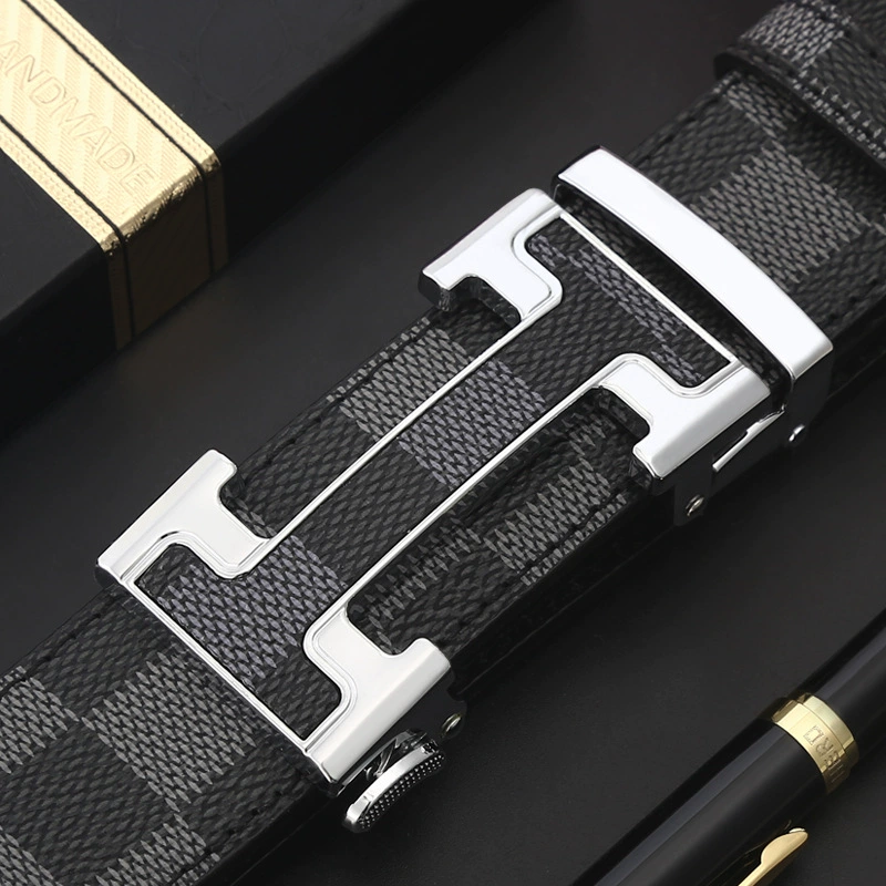 Мужская металлическая пряжка—письменная Burberry & ZD стили, металлическая пряжка, регулируемая 110–130 см