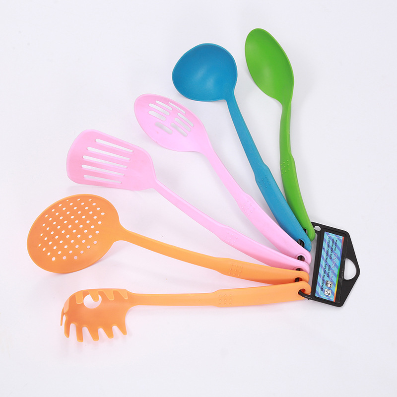Cocinas de plástico PP de nylon resistente a altas temperaturas, 6 piezas, herramientas de cocina, herramientas de cocina, herramientas de cocina