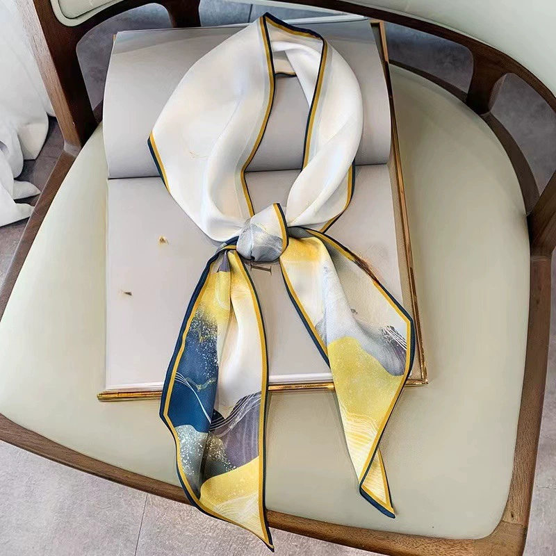 2025 новый длинный обернутый шарф-стример, кроссборд silk plaid длинный шарф, фабрика оптом
