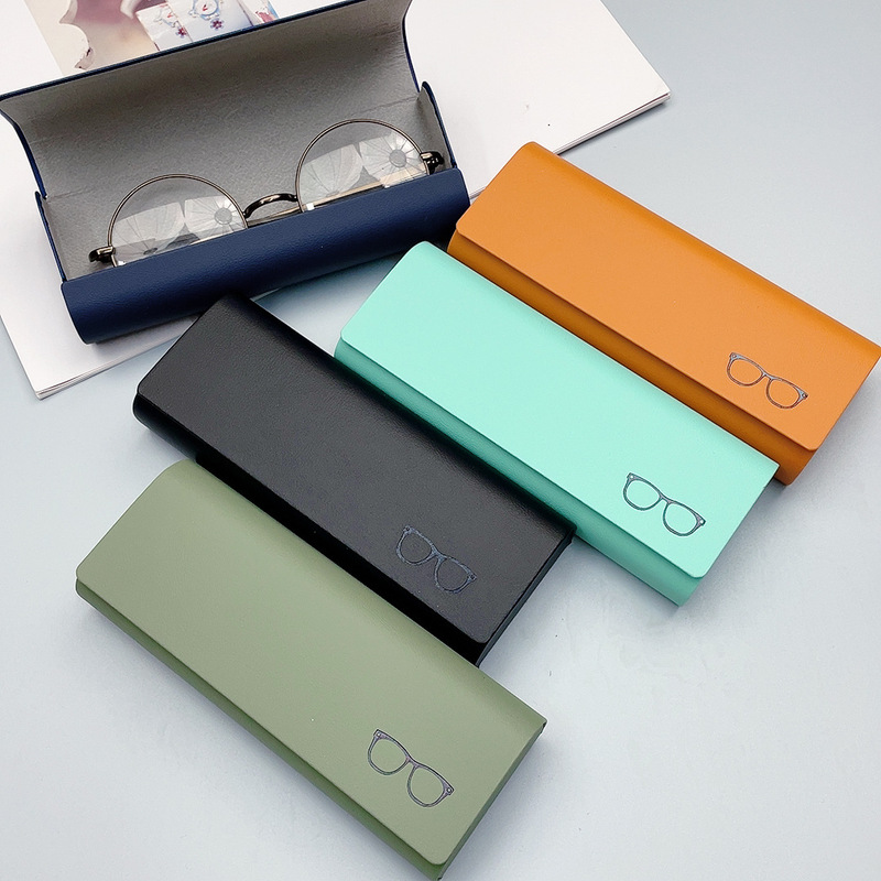 Glasses case portable female high-grade anti-pressure large frame high-value myopia male student factory wholesale glasses case