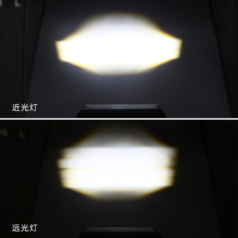 LED cuadrado de 4,5 pulgadas lámpara de trabajo auxiliar faro de motocicleta transformado faro de luz alta y baja