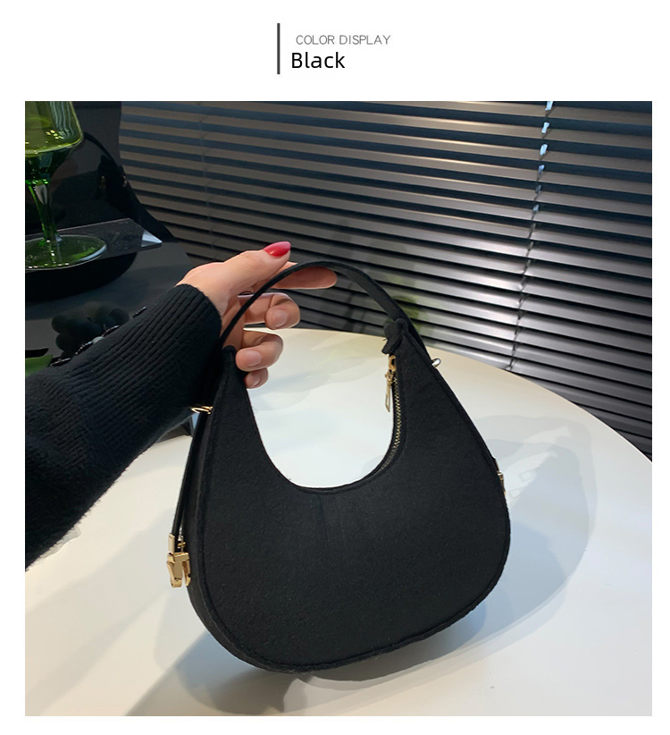 Jednobojna elegantna ženska torba 2022., moderna korejska zima, nova torba za ispod pazuha s uzorkom kamena, ležerna torba za rame_voghion.com