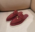 Burgundy Half-Slip Buckle Style