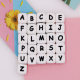 12mm silicone letter beads DIY pacifier chain silicone bracelet necklace jewelry cross-border new loose beads