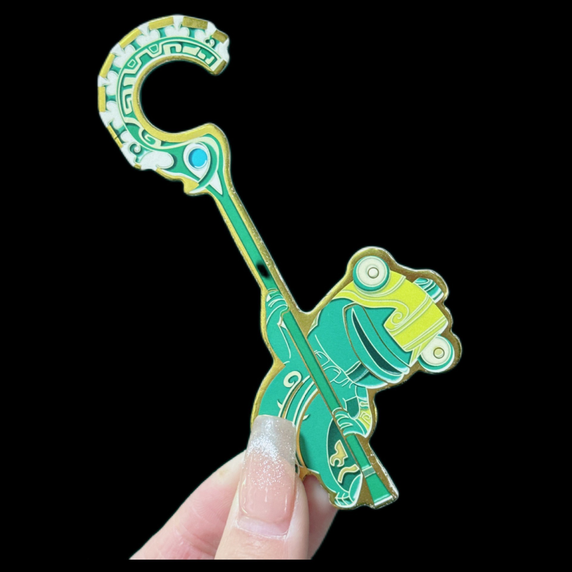 Lindo encanto magnético, pegatinas de refrigerador de bestia, portero de Nezha 2, niño mágico, mar, lindo, colección de periféricos creativos conmemorativos