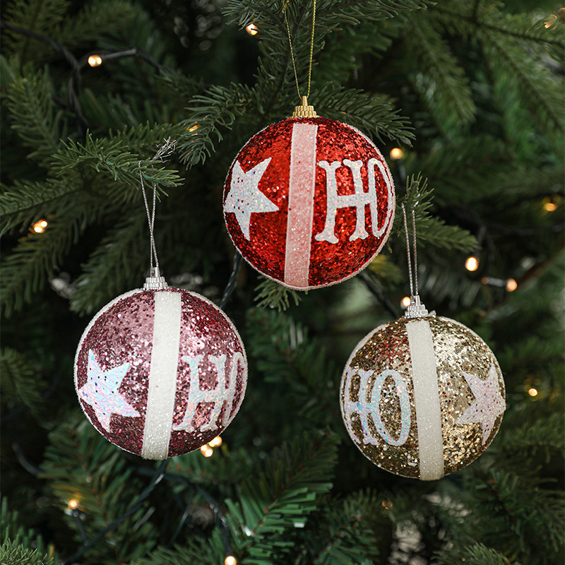 Nuevo árbol de Navidad transfronterizo decoración colgante de Navidad atmósfera decoración colgante de la bola de decoración de la escena