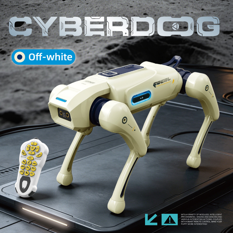 Yingjia18013 robot de control remoto inteligente perro modelo biónico perro mecánico AI control de voz juguetes eléctricos para niños