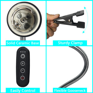 YueXingWang timing iron clip lamp Cup turtle lamp holder halogen lamp E27 lamp holder with certification