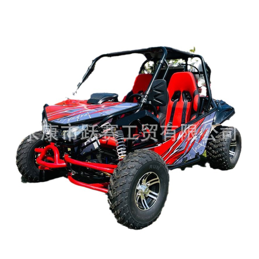 Fabricantes de 300CC karting motocicleta de cuatro ruedas 300CC refrigerado por agua suspensión independiente todo terreno UTV
