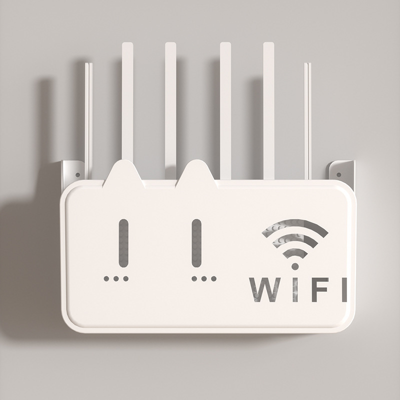WiFiルーター収納ボックスリビングルームホームカバーアップ装飾ボックステレビセットトップボックスプラグイン収納ラックアーティファクト|undefined