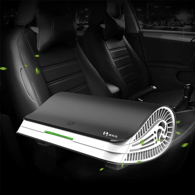 Cross-border new car air purifier in addition to smoke odor in addition to formaldehyde pm2.5 car purifier to odor disinfection (Hava təmizləyiciləri) - black-black