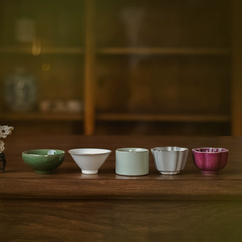 Пять знаменитых чайных чашек Кунг-фу Чайный набор чайных чашек для чайных чашек Guochao