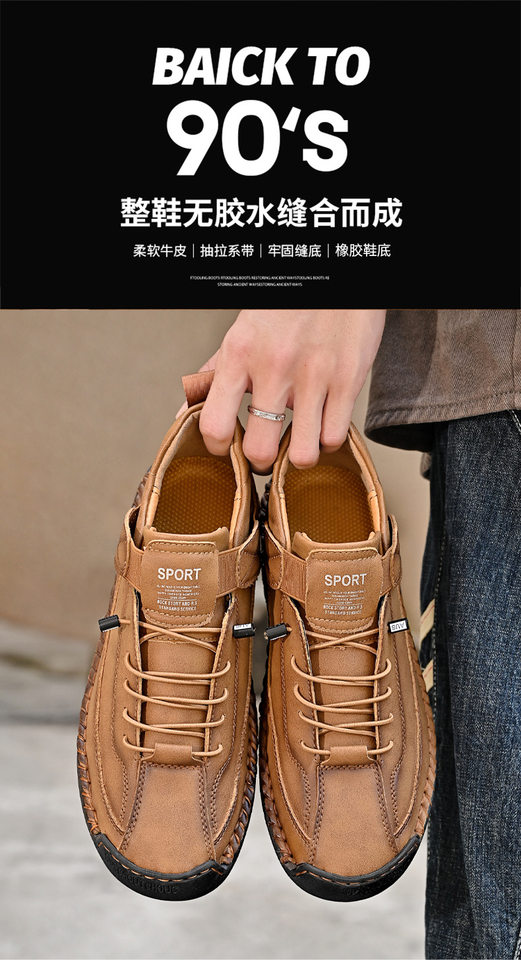 Bốt Martin cổ vừa unisex cỡ lớn, giày bốt da sợi nhỏ đế cao su, phong cách Hàn — 9888 Xanh quân đội, 9888 kaki, 9888 màu xanh lam, 9888 màu đen chi tiết 4