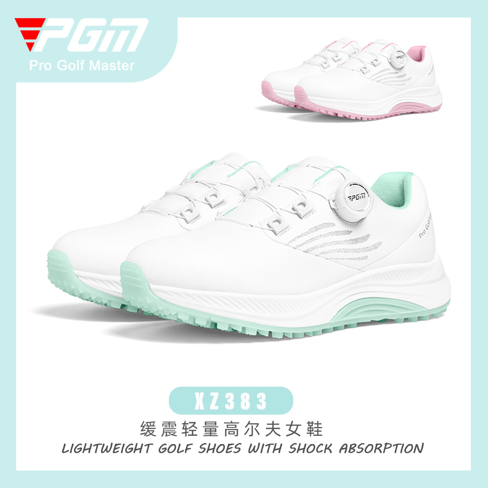 PGM 골프 신발 여름 여성 신발 방수 손잡이 여성용 스포츠 신발 미끄럼 방지 충격 쿠션 경량 네일 프리 신발