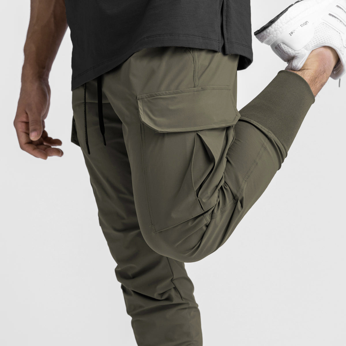 Herren Freizeithose Für Sport Und Training Mit Elastischem Bund_voghion.com