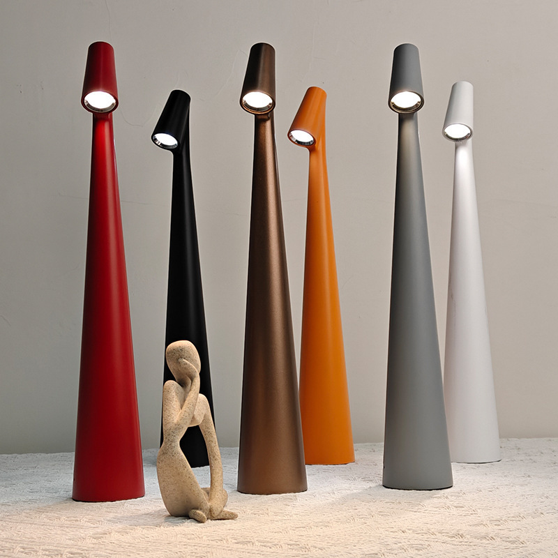 Cross-border bestseller: High-end, stylish rechargeable desk lamp, bedside creative night light, desktop decoration, ambiance lamp