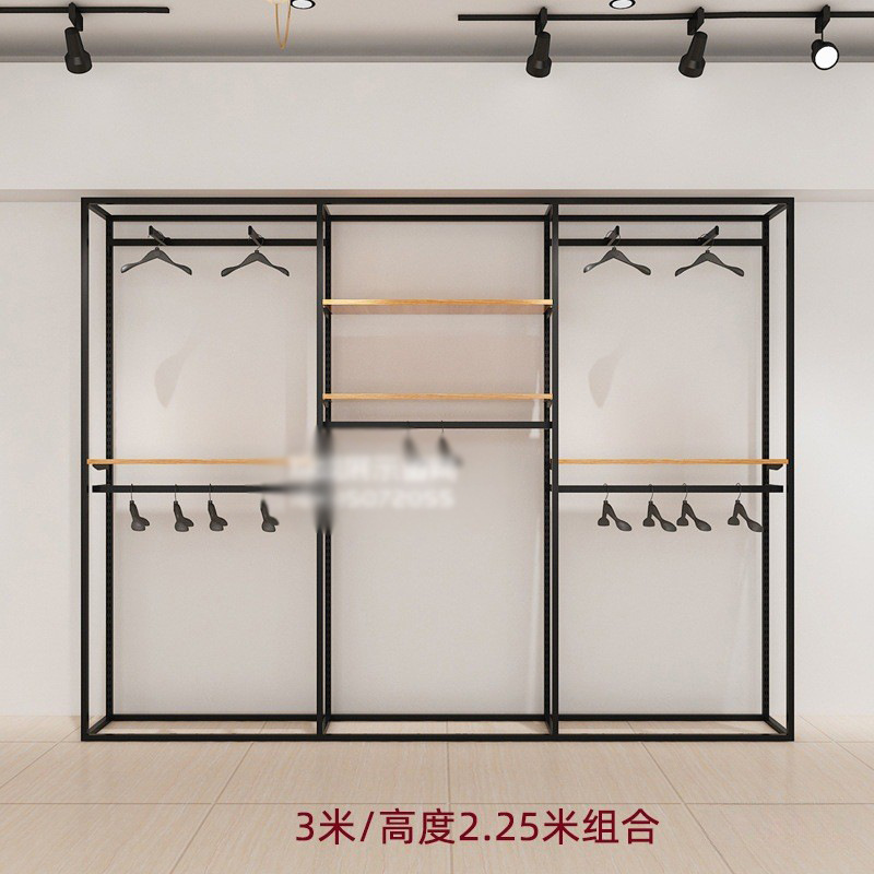 Exhibidor de Ropa para Niños, Estantes de Combinación Libre, Diseño de Exhibidor de Pared o de Pie, Estante, Perchero, Soporte de Exhibición