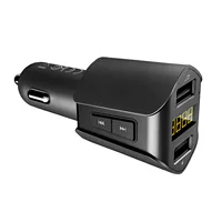 Автомобильный MP3-плеер с Bluetooth-плеером, громкая связь, зарядное устройство с двумя USB-портами и двумя зарядками