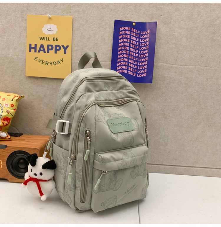 2024 New Large Capacity Stylish Backpack Daily Versatile Men and Women Backpack High School Student Campus Student Bag